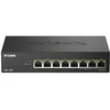 Image de D-Link DMS-108P - Commutateur - non gÃ©rÃ© - 8 x 10/100/1000/2.5G - de bureau - PoE+ (230 W)
