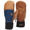 Image de Black Diamond - Moufles de freeride en PrimaLoft® - Spark Mitts Henna Ink Blue en Cuir - Taille L - Marron
