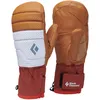 Image de Black Diamond - Moufles de freeride en PrimaLoft® et en GORE-TEX - W Progression Mitts Henna/Belay Blue en Cuir - Taille M - Marron
