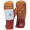 Image de Black Diamond - Moufles de freeride en PrimaLoft® et en GORE-TEX - W Progression Mitts Henna Belay Blue pour Femme en Cuir - Taille S - Marron