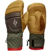 Image de Black Diamond - Moufles de freeride en PrimaLoft® et en GORE-TEX - Progression Mitts Beeswax/Walnut en Cuir - Taille L - Jaune