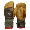 Image de Black Diamond - Moufles de freeride en PrimaLoft® et en GORE-TEX - Progression Mitts Beeswax/Walnut en Cuir - Taille S - Jaune
