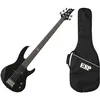 Image de Esp Ltd B-15 Kit Black Satin Basse 5 Cordes Avec Housse
