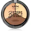 Image de Nyx 3 étapes pour sculpter la palette Light Face sculpting 5g
