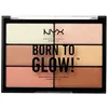 Image de Born To Glow Highlighting Palette - Nyx Professional Makeup - Palette Illumintarice