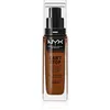 Image de Nyx Professional Makeup Can't Stop Won't Stop Fond De Teint Haute Couvrance Teinte 25 Deep Ebony 30 Ml