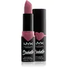 Image de NYX Rouge à lèvres mat Suede de Professional Makeup, couleur 28, Soft Spoken, 3,5 g
