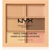 Image de NYX Palette de maquillage professionnel Contour, anti-cernes et contouring couleur 01 Light 6 x 1,5 g