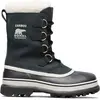 Image de Sorel - Après-skis chauds et imperméables - Caribou WP W Black Stone pour Femme en Cuir - Taille 36 - Noir