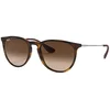 Image de Rayban - Lunettes de soleil lifestyle - Erika Classic Matte Havana Brown - Marron