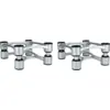 Image de IsoAcoustics Aperta Silver - Pied Isolant pour Enceinte Bibliothèque (la parie)