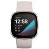 Image de Fitbit Sense - Acier inoxydable en or doux - Montre connectÃ©e avec bracelet - silicone - blanc lunaire - taille du bracelet : S/L - Wi-Fi, NFC, Bluetooth