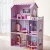 Image de Maison De PoupÃ©e Dream Land En Bois Pour Enfant Fille Jouet Kyd-10922a