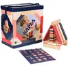 Image de Barils 120 Bleu foncÃ©, rose et rouge