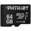 Image de Carte mÃ©moire flash MicroSD sÃ©rie LX de 64 Go de Patriot Memory - PSF64GMDC10