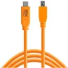 Image de TETHER TOOLS USB-C vers USB 2.0 Mini B 5-Pin 4,60m orange