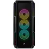 Image de CORSAIR iCUE 5000T RGB - Mid tower - ATX Ã©tendu - panneau latÃ©ral fenÃªtrÃ© (verre trempÃ©) - pas d'alimentation (ATX) - noir - USB/Audio