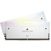 Image de CORSAIR Dominator Titanium RGB - DDR5 - kit - 32 Go: 2 x 16 Go - DIMM 288 broches - 6000 MHz / PC5-48000 - CL30 - 1.4 V - mÃ©moire sans tampon - blanc