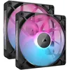 Image de Corsair iCUE LINK RX140 RGB Boitier PC Ventilateur 14 cm Noir 2 piÃ¨ce(s)
