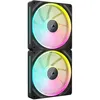 Image de Corsair CO-9051028-WW systÃ¨me de refroidissement d'ordinateur Boitier PC Ventilateur 14 cm Noir 2 piÃ¨ce(s)