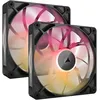 Image de CORSAIR Lot de 2 Ventilateurs de boitier iCue Link RX Max RGB - 14cm (Noir)