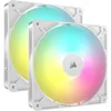 Image de Corsair RS140 ARGB Boitier PC Ventilateur 14 cm Blanc 2 piÃ¨ce(s)