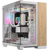 Image de Corsair CC-9011284-WW unitÃ© centrale Midi Tower Bambou, Blanc