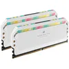 Image de CORSAIR Dominator Platinum RGB - DDR5 - kit - 64 Go: 2 x 32 Go - DIMM 288 broches - 5600 MHz / PC5-44800 - CL40 - 1.25 V - blanc