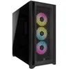 Image de CORSAIR iCUE 5000D RGB Airflow - Mid tower - ATX Ã©tendu - panneau latÃ©ral fenÃªtrÃ© (verre trempÃ©) - pas d'alimentation (ATX) - noir - USB/Audio