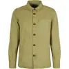 Image de Barbour - Sur-chemise en sergé de coton - Regular Washed Overshirt Bleached Olive pour Homme en Coton - Taille L - Kaki