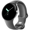 Image de Google Pixel Watch - Argent poli - Montre connectÃ©e avec bracelet - fluoroÃ©lastomÃ¨re - charbon de bois - taille du bracelet : L - 32 Go - Wi-Fi, NFC, Bluetooth - 36 g