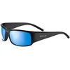 Image de Lunettes de soleil BOLLE KING (Black Matte - Sky Blue Polarized) cat 3