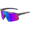 Image de Lunettes de soleil BOLLE SPEEDCHASER (Titanium Matte - Volt Ultraviolet - 2 mm) cat 3
