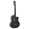 Image de Ortega Rce125sn - Guitare Ãlectro-Classique - Noir SatinÃ© (+ Housse)