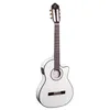 Image de Ortega Rce145 - Guitare Ãlectro-Classique - Blanc Brillant (+Housse)