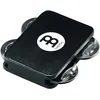 Image de Meinl Percussion Jt-S-Bk Tambourin Ã  Pied Avec Cymbalettes En Acier Inoxydable Noir
