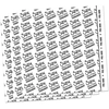 Image de Feuilles Adhésives 15.24 x 15.24 Permanent 10 pcs