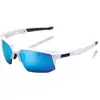 Image de Lunettes de soleil 100% SPEEDCOUPE (Matte White - HiPER Blue Multilayer Mirror Lens)