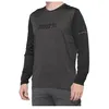 Image de Maillot Manches Longues VÃ©lo 100% Ridecamp - Noir - Homme - Manches Longues - Respirant