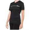 Image de 100% Ridecamp Maillot De VÃ©lo Ã Manches Courtes Pour Dames, Noir-Blanc, Taille S Pour Femmes