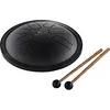 Image de Meinl Sonic Energy Small Steel Tongue Drum F Minor Handpan Compact, Noir