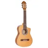 Image de OrtÃ©ga Rq39e - Guitare Ãlectro-Classique CÃ¨dre Requinto Diapason 535 Mm - Naturel SatinÃ©