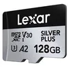 Image de CARTE MÃMOIRE MICRO SD LEXAR MICROSDXC 128GO SILVER PLUS