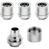Image de CORSAIR Hydro X Series XF Compression Fitting - Raccord pour systÃ¨me de refroidissement par liquide - chrome (pack de 4)