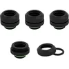 Image de CORSAIR Hydro X Series XF Hardline 12mm OD Fitting - Raccord pour systÃ¨me de refroidissement par liquide - noir (pack de 4)