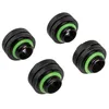 Image de CORSAIR Hydro X Series XF Hardline 14mm OD Fitting - Raccord pour systÃ¨me de refroidissement par liquide - noir (pack de 4)