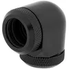 Image de CORSAIR Hydro X Series XF Hardline 90Â° 14mm OD - Raccord coudÃ© pour systÃ¨me de refroidissement liquide - noir (pack de 2)