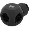 Image de CORSAIR Hydro X Series XF Rotary Y-Splitter - Raccord pour systÃ¨me de refroidissement par liquide - noir