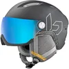 Image de Bollé - Casque de ski/snowboard - V-Atmos Black Matte - Taille 59-62 cm - Gris