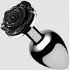 Image de Plug Anal Bijou Rose Noire M